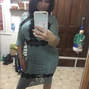 L’atiste lace pencil dress small